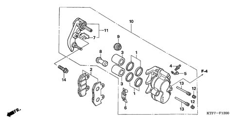  Front Brake Caliper