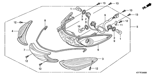  Rear Combination Light