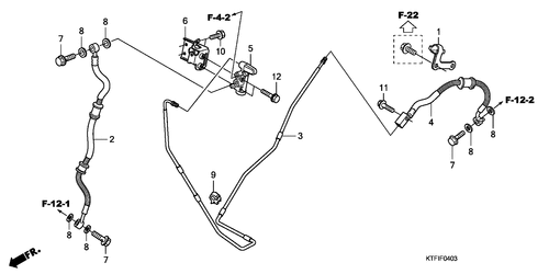  Hinten Bremsschlauch/ Bremsleitung (sh1259/ 1509)