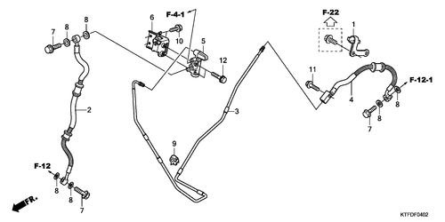  Rrechts Brake Hose/ Brake Pipe