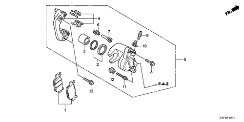  Rear Brake Caliper