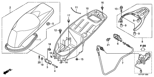  Asiento/ Caja De Equipaje