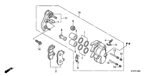  Front Brake Caliper