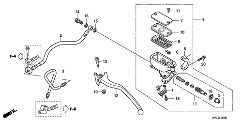  Hauptbremse, Hinten Zylinder (nss250s)