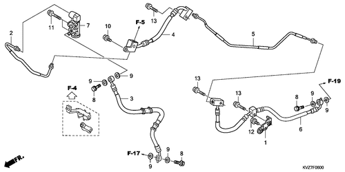  Hintere Bremsleitung (nss250s)