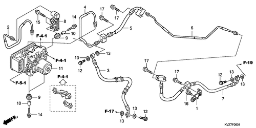  Hintere Bremsleitung (nss250a)