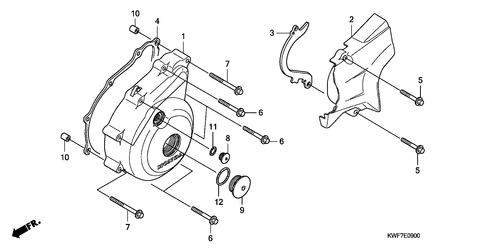  Panneau Carter-moteur G.