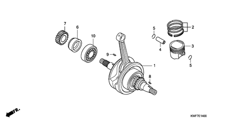  Vilebrequin/ Piston