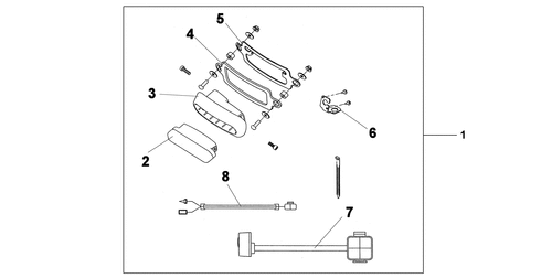  Rear Fog Light Kit