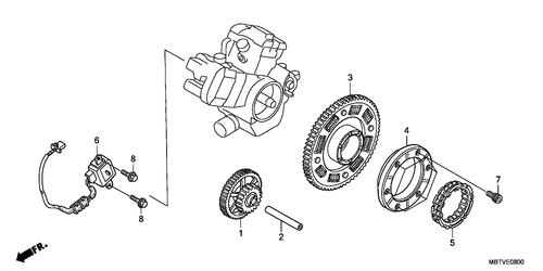  Pulse Generator/ Starting Clutch