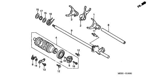  Gearshift Drum