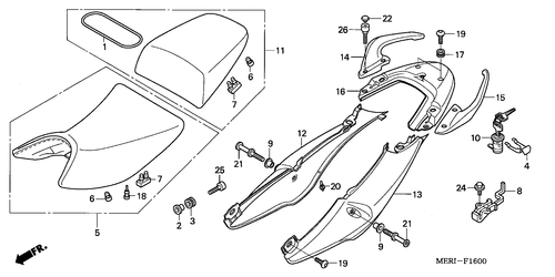  Seat/ Seat Cowl