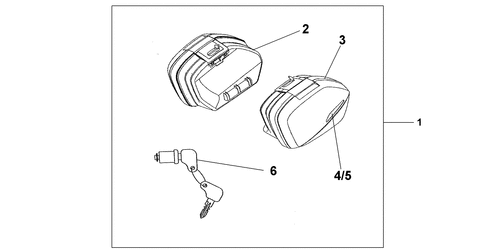  Standard Pannier Set