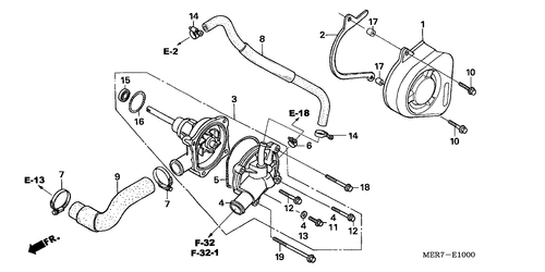  Pompe A Eau (cbf600s6/ Sa6/ N6/ Na6)