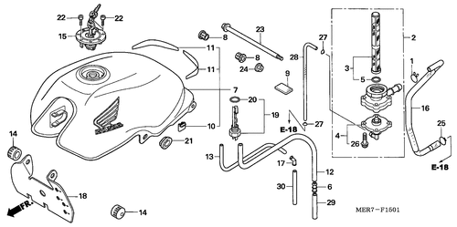  Reservoir A Carburant (cbf600n6/ Na6)