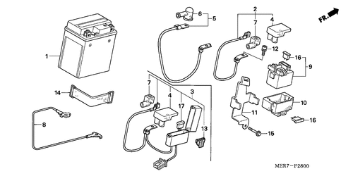  Batterie (cbf600s6/ Sa6/ N6/ Na6)