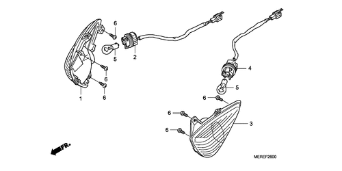  Blinker (cbf600s/ Sa)