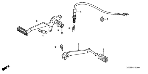  Brake Pedal/  Change Pedal