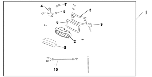  Rear Fog Light Set