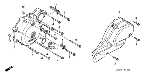  Panneau Carter-moteur G.