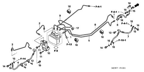  Linee Freno/ Pcv (abs)