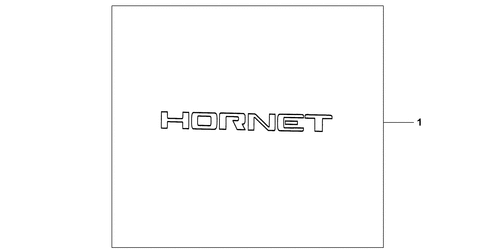  3d Logo Kit Hornet
