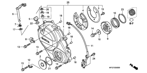  Right Crankcase Cover