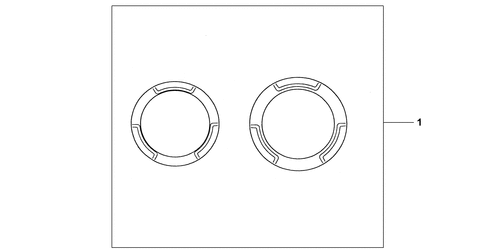  Crancase Ring Set