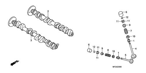  Nockenwelle/ Ventil