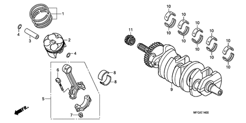  Crankshaft/ Piston