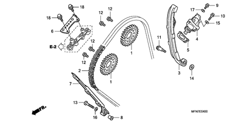  Nockenwellenkette/ Spannvorrichtung