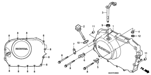  Panneau Carter-moteur D.