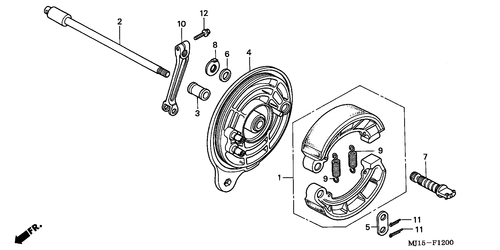  Rear Brake Panel