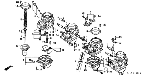  Carburatore (parti Componenti)