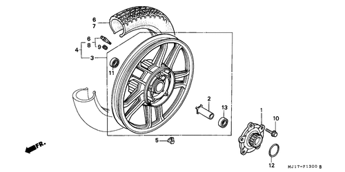  Roue Arriere