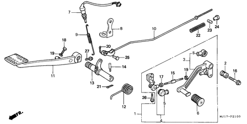  Pedal