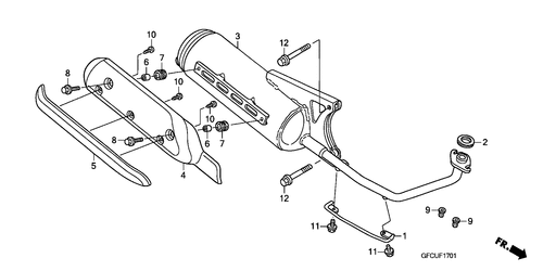  Exhaust Muffler (nvs502sh9)