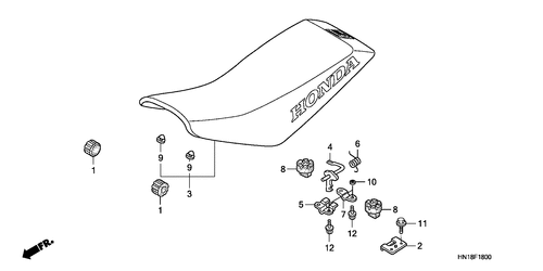  Asiento (trx400ex7)