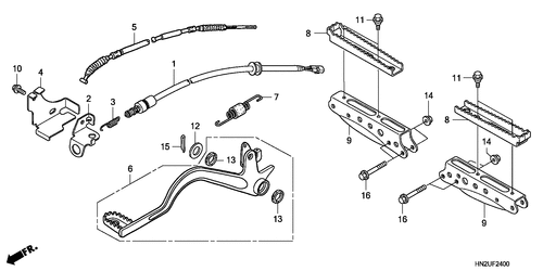  Pedal/ Stufe