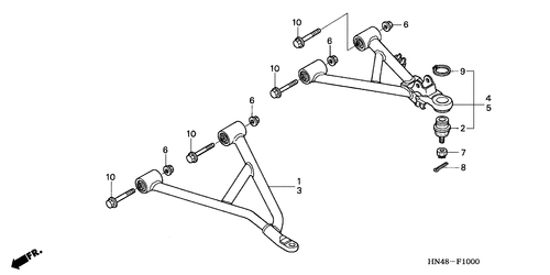  Arm, Vorne (trx350tm/ Te)