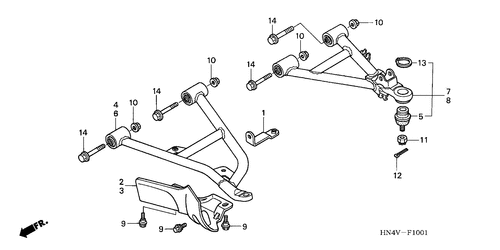  Arm, Vorne (trx350fm/ Fe)
