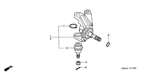  Charnela (trx350tm/ Te)