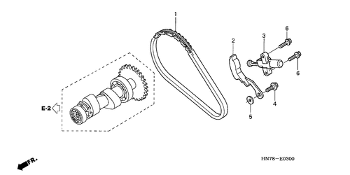  Nockenwellenkette/ Spannvorrichtung