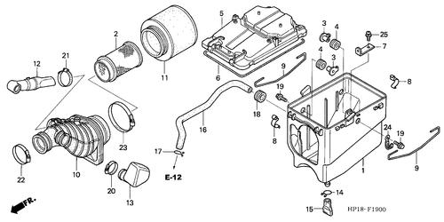  Luftfilter (trx450r4,5)