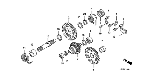  Kick Starter Spindle