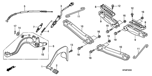  Stufe/ Pedal