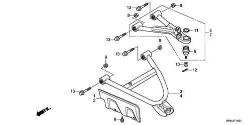  Arm, Vorne (4wd)