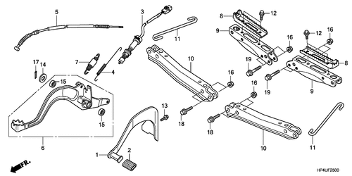  Pedal/ Stufe