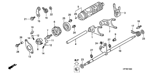  Gearshift Fork