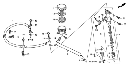  Rrechts Brake Master Cylinder